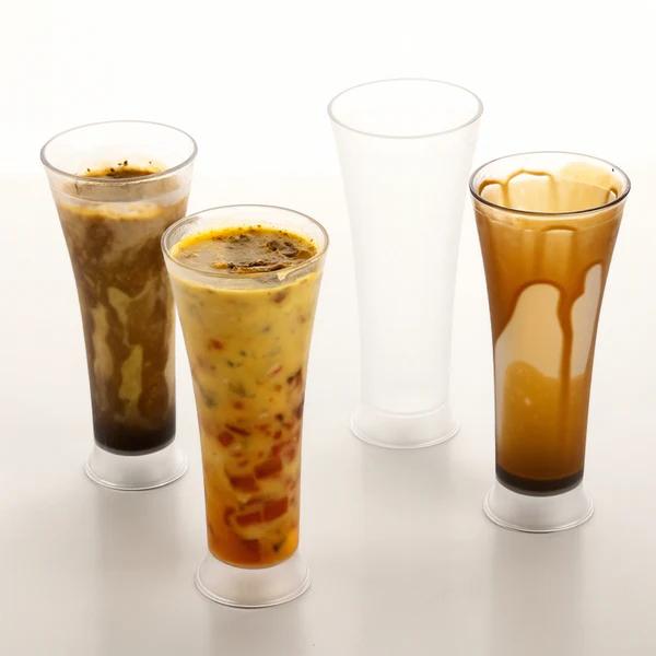 faluda Matt Finish Plastic Glass Set ( 300ML)  6 Piece Set