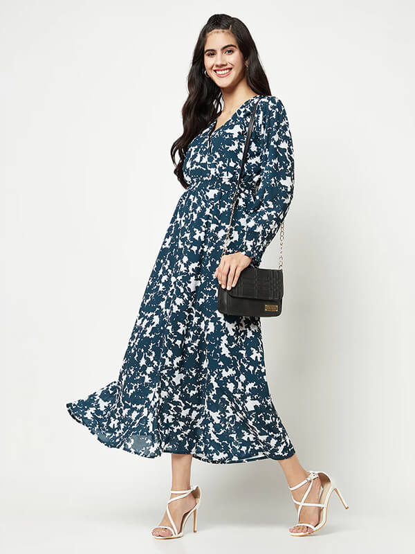 Floral Print Maxi Dress